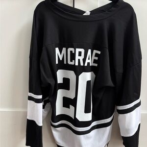 Black and White Sports Jersey